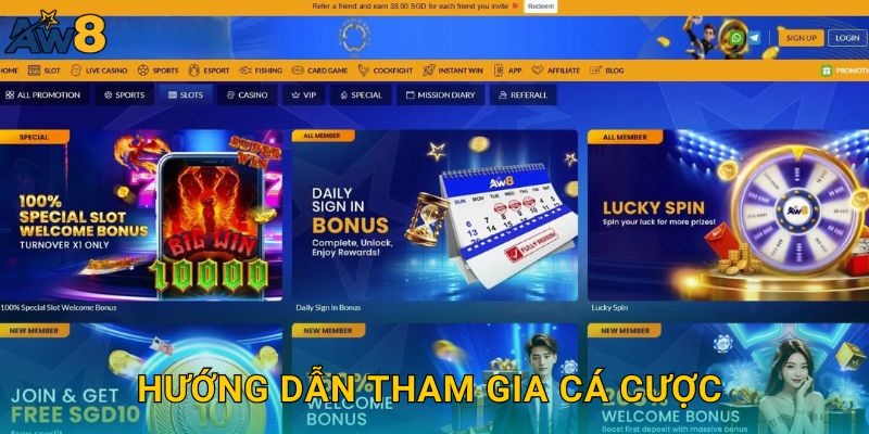 Trang chủ 9 Hướng dẫn tham gia cá cược